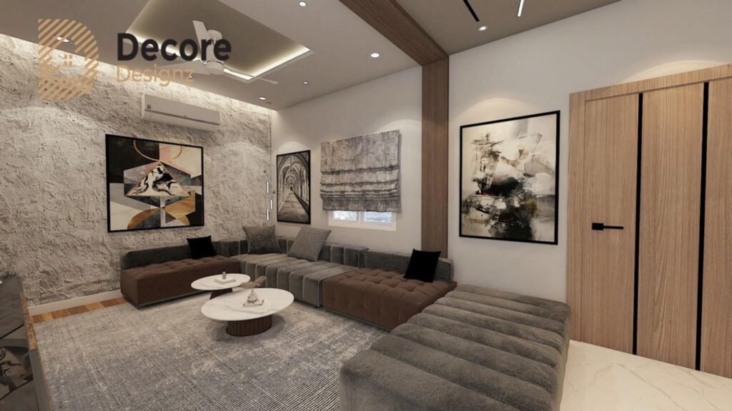 Modern Home Interior Design: Create a Stylish Home That Still Feels Like You 1 Living room interior design showcasing a contemporary sofa