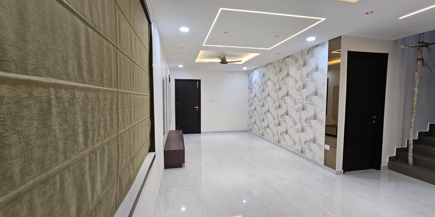 Modern living room interior designed by interior designers in Tukkuguda