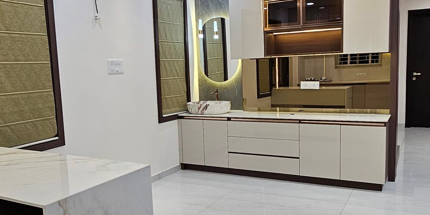 Modern living room interior designed by interior designers in Tukkuguda
