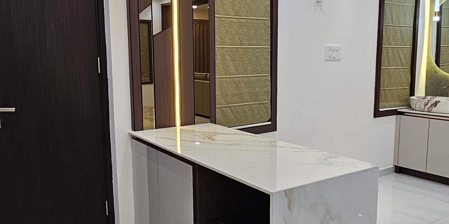 Modern living room interior designed by interior designers in Tukkuguda