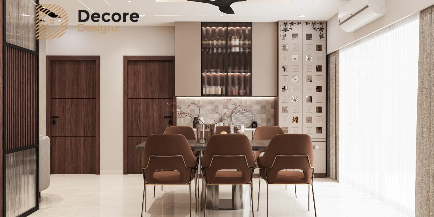 dining rom interior design in kokapet