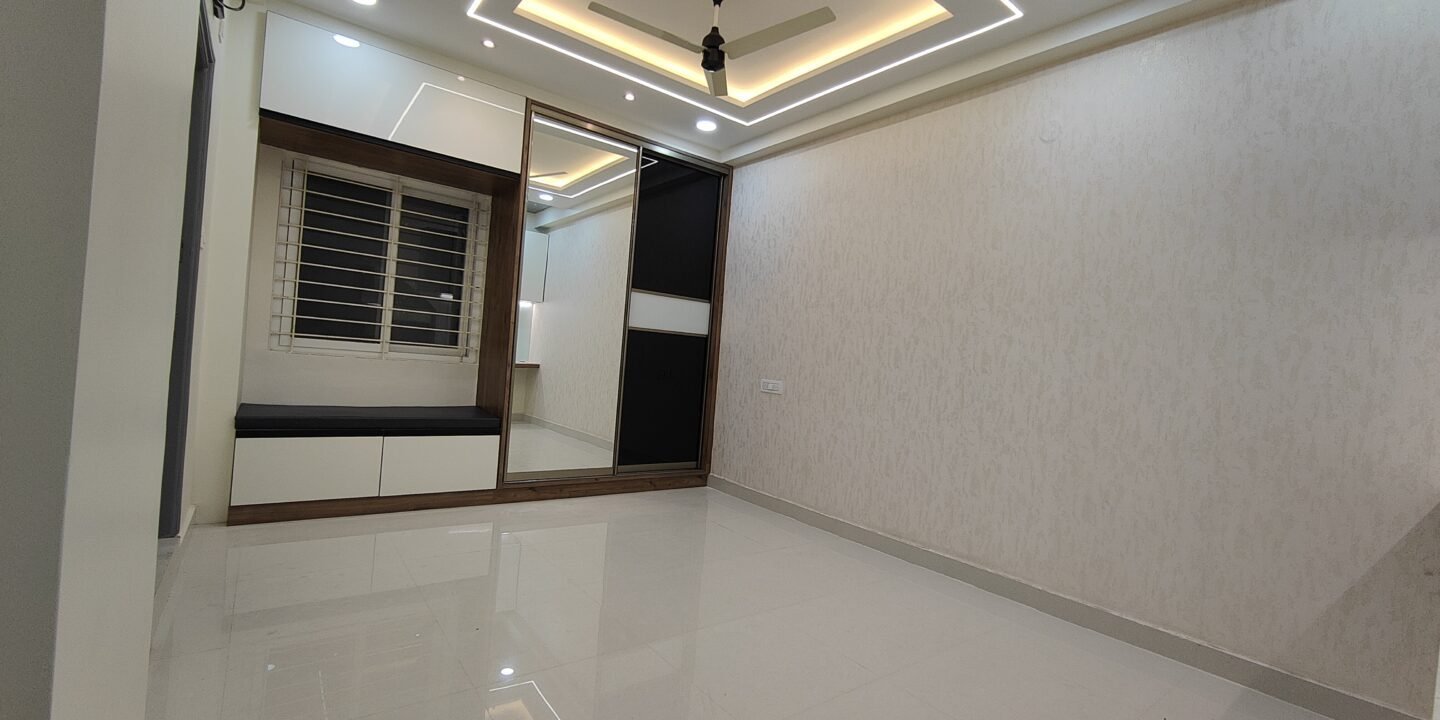 Master bedroom interior design in Miyapur