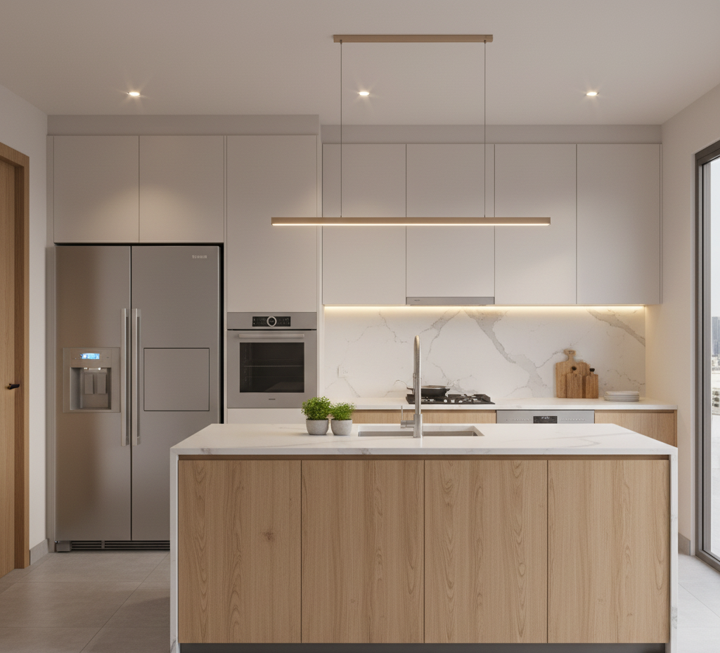 Modern Kitchen Interior Design in Hyderabad