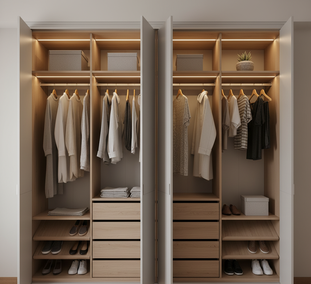 Modern Wardrobe Design in Hyderabad