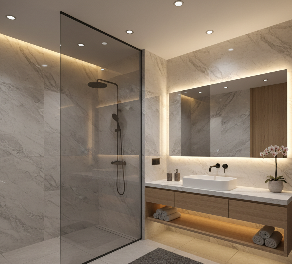 Modern Bathroom Design in Hyderabad