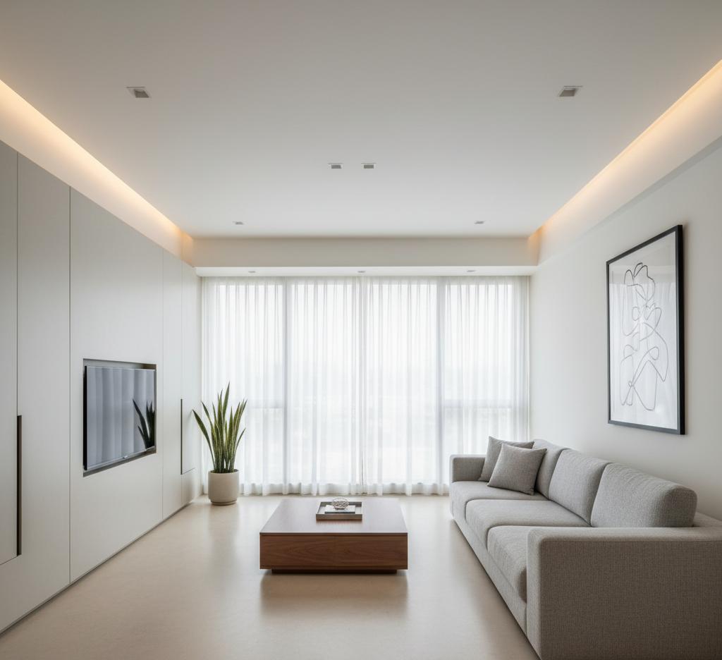 Modern Minimalist Interior Design in Hyderabad