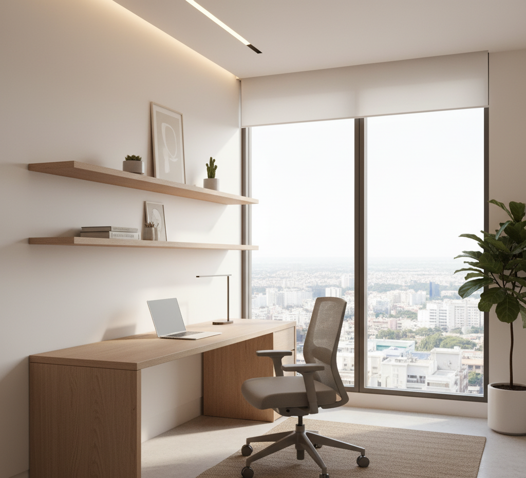 Modern Home Office Design in Hyderabad