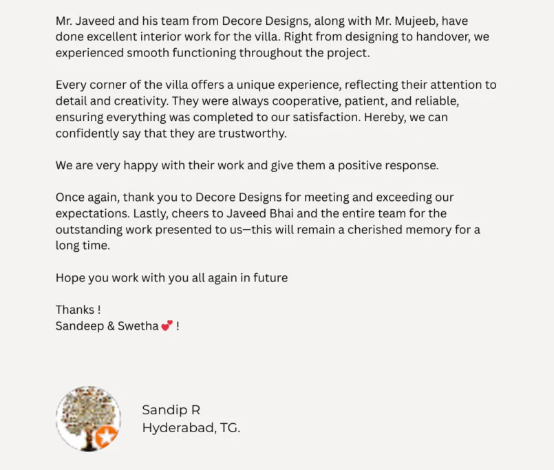 Home 60 clent review - Sandip