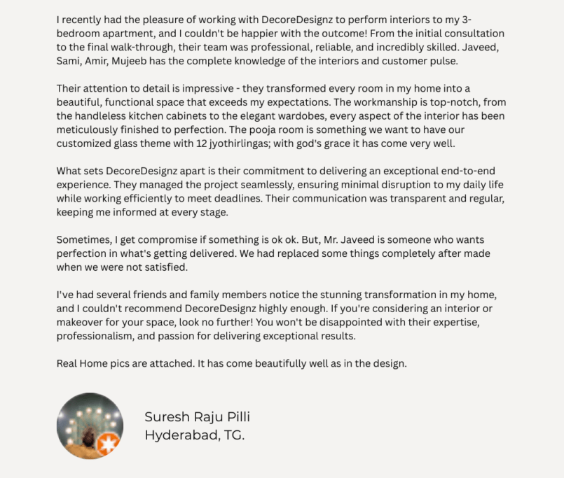 Home 62 clent review - Suresh