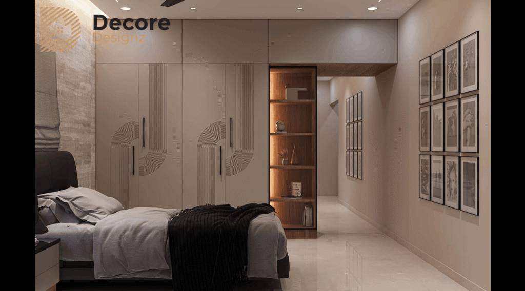wardrobes and bedroom