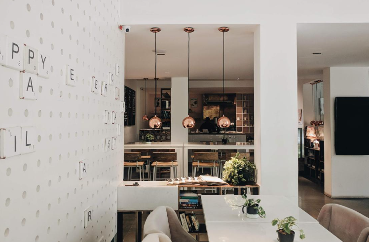 European-Inspired Café Decor