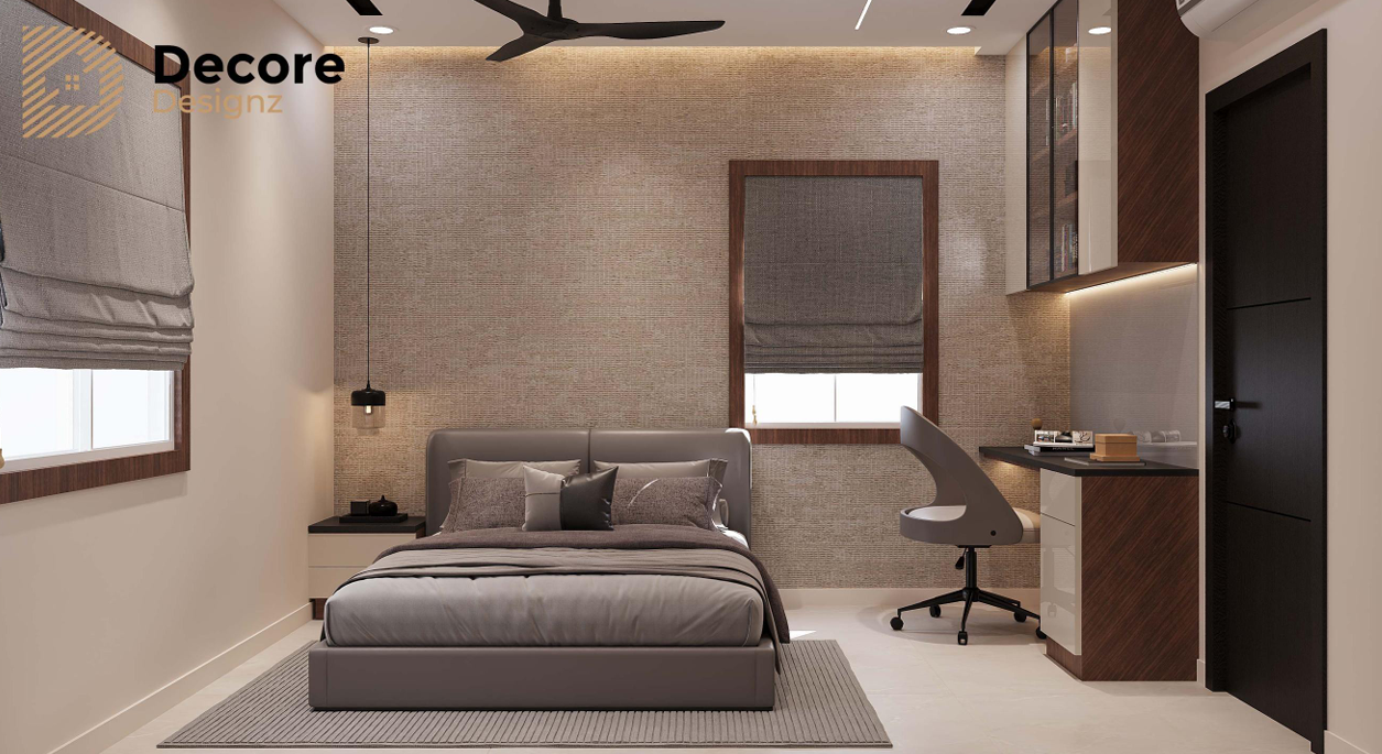 3BHK Interior Design at Rajapushpa Imperia, Tellapur 10 Bedroom, Rajapushpa Imperia, Tellapur