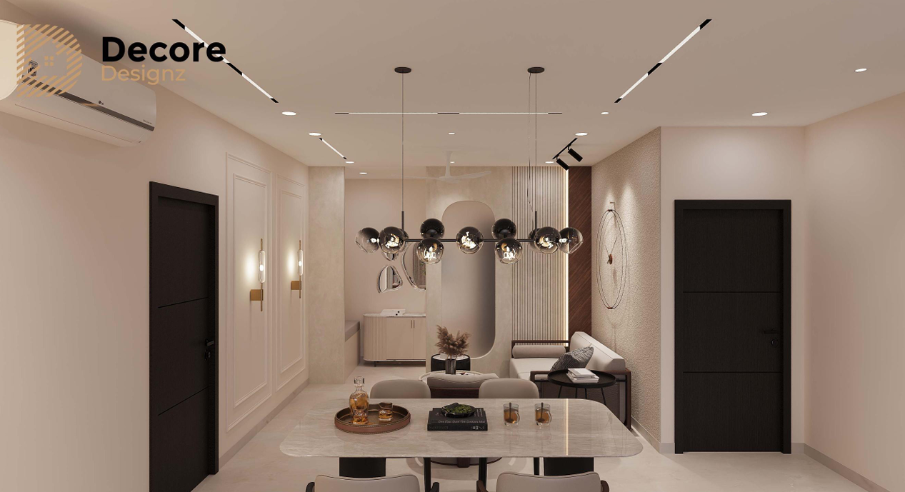3BHK Interior Design at Rajapushpa Imperia, Tellapur 4 Dining Area, Rajapushpa Imperia, Tellapur