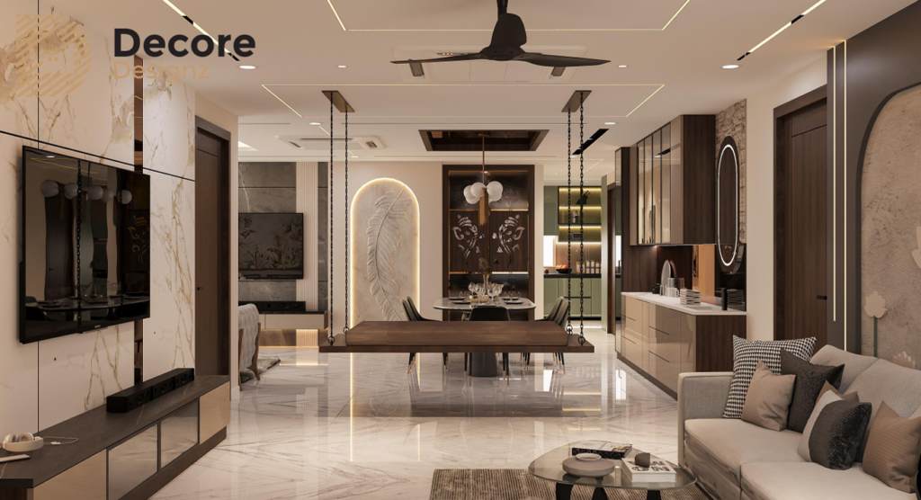 Living Room 4BHK DSR Classe Kokapet