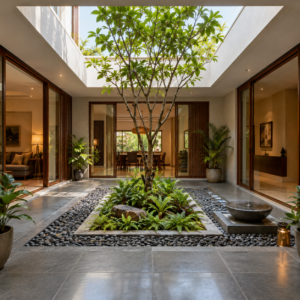 Indoor Courtyard Design Ideas for Indian Homes