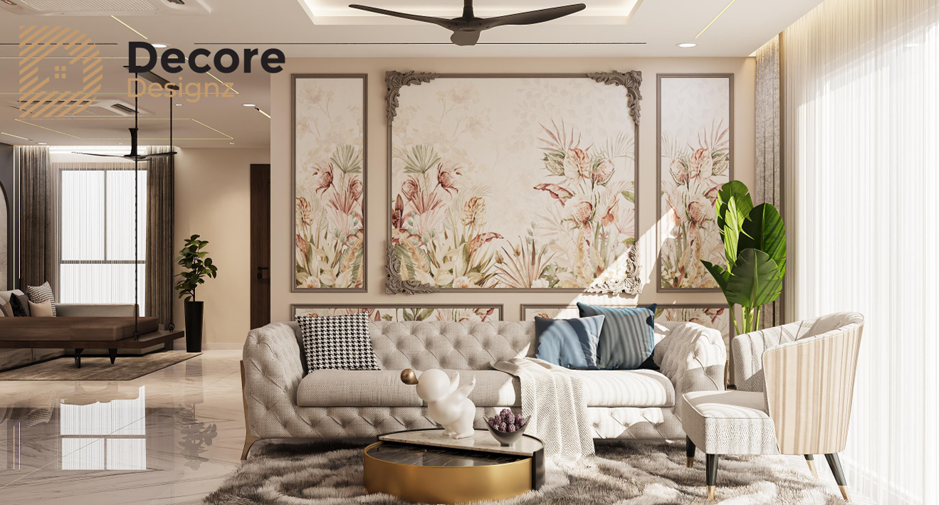 Luxury 4BHK Interior Design at DSR Classe, Kokapet 5 Wall, 4BHK DSR Classe, Kokapet