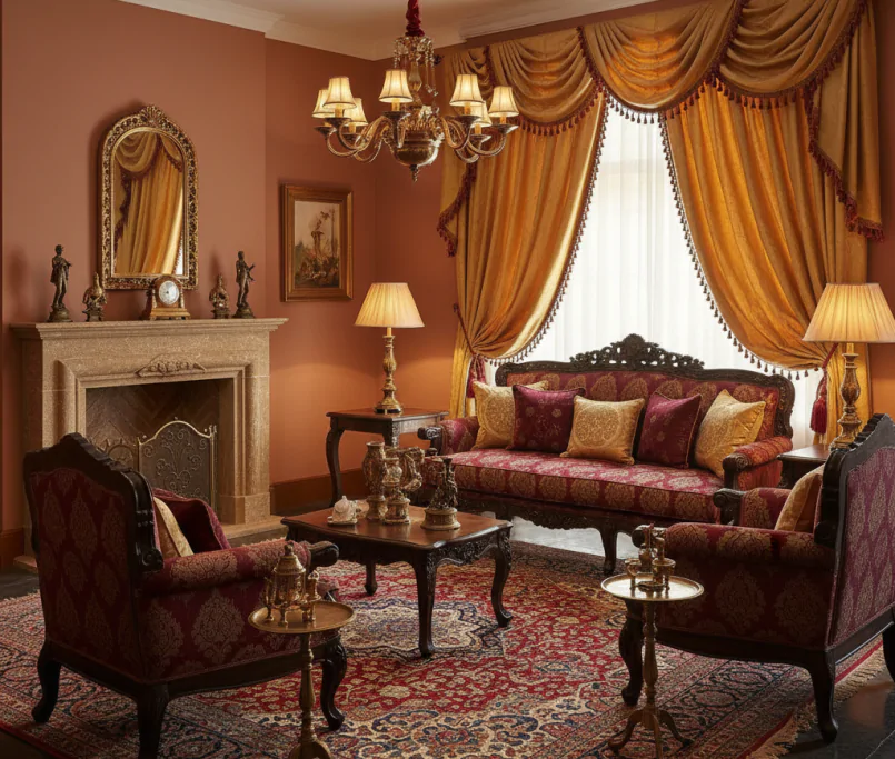 Traditional Color Schemes and Textures