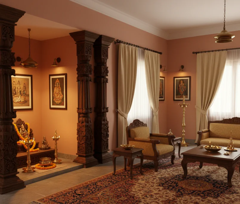 South Indian Traditional Interior Design Ideas