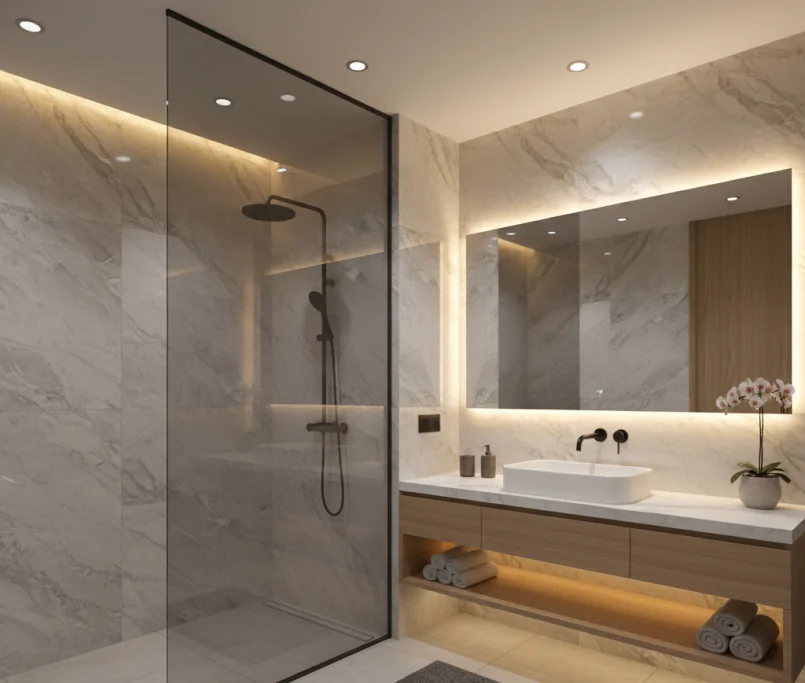 Modern Bathroom Design in Hyderabad